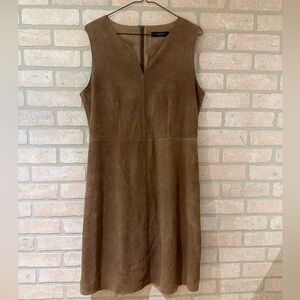 Weekend Max Mara Lente Suede Leather Dress